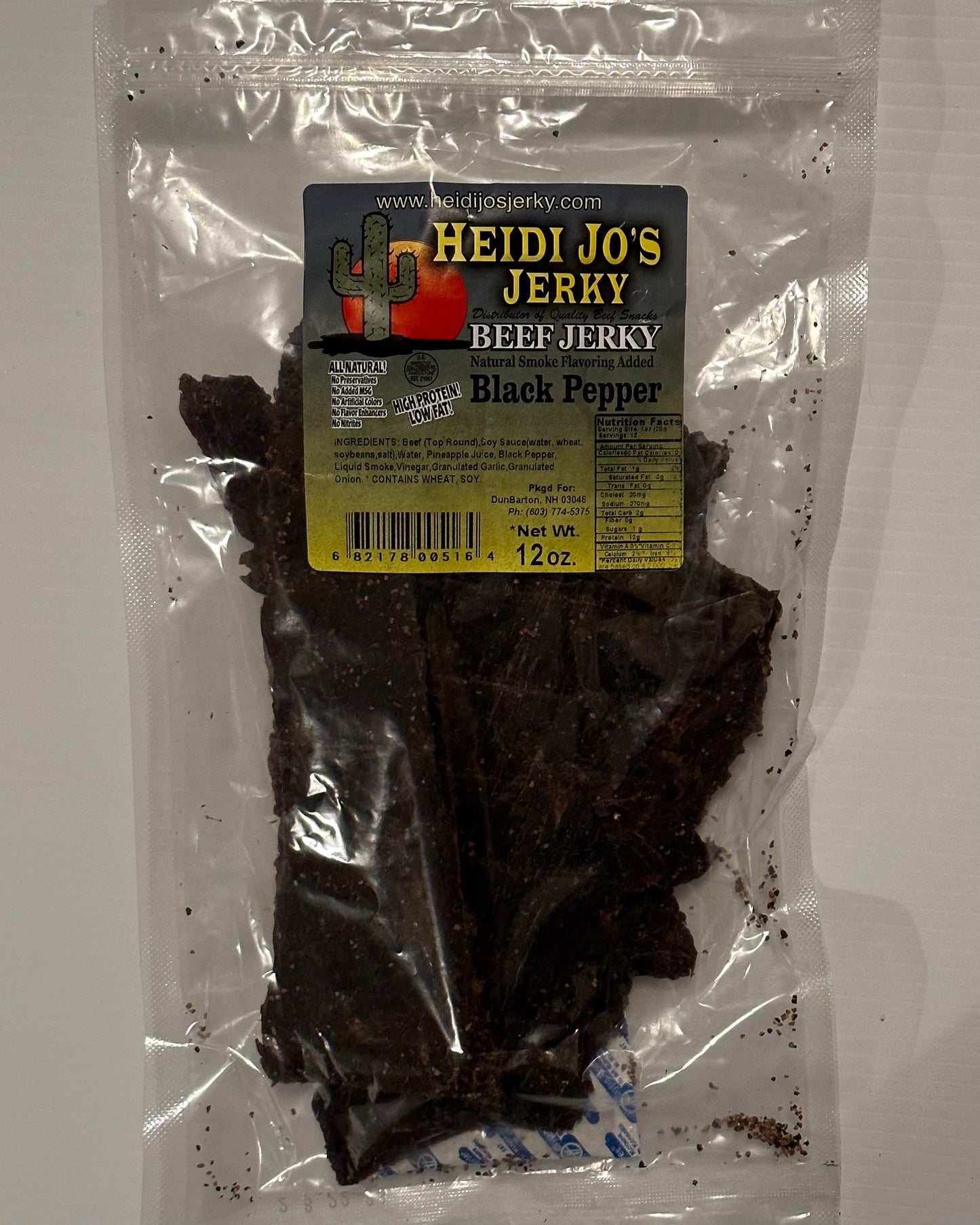 Black Pepper Beef Jerky