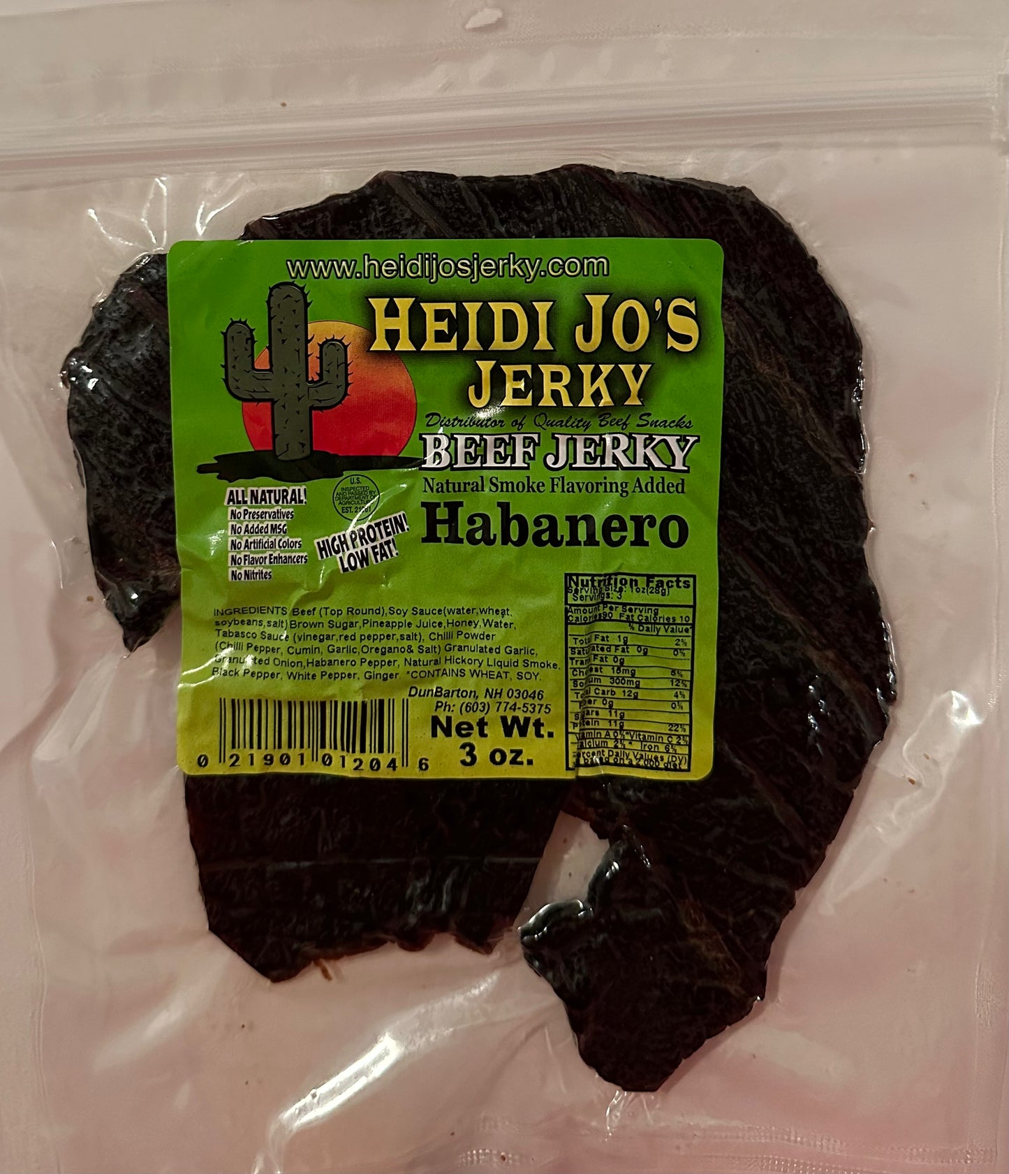 Habanero Beef Jerky