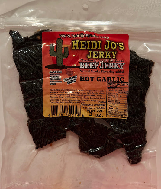 Hot Garlic Beef Jerky