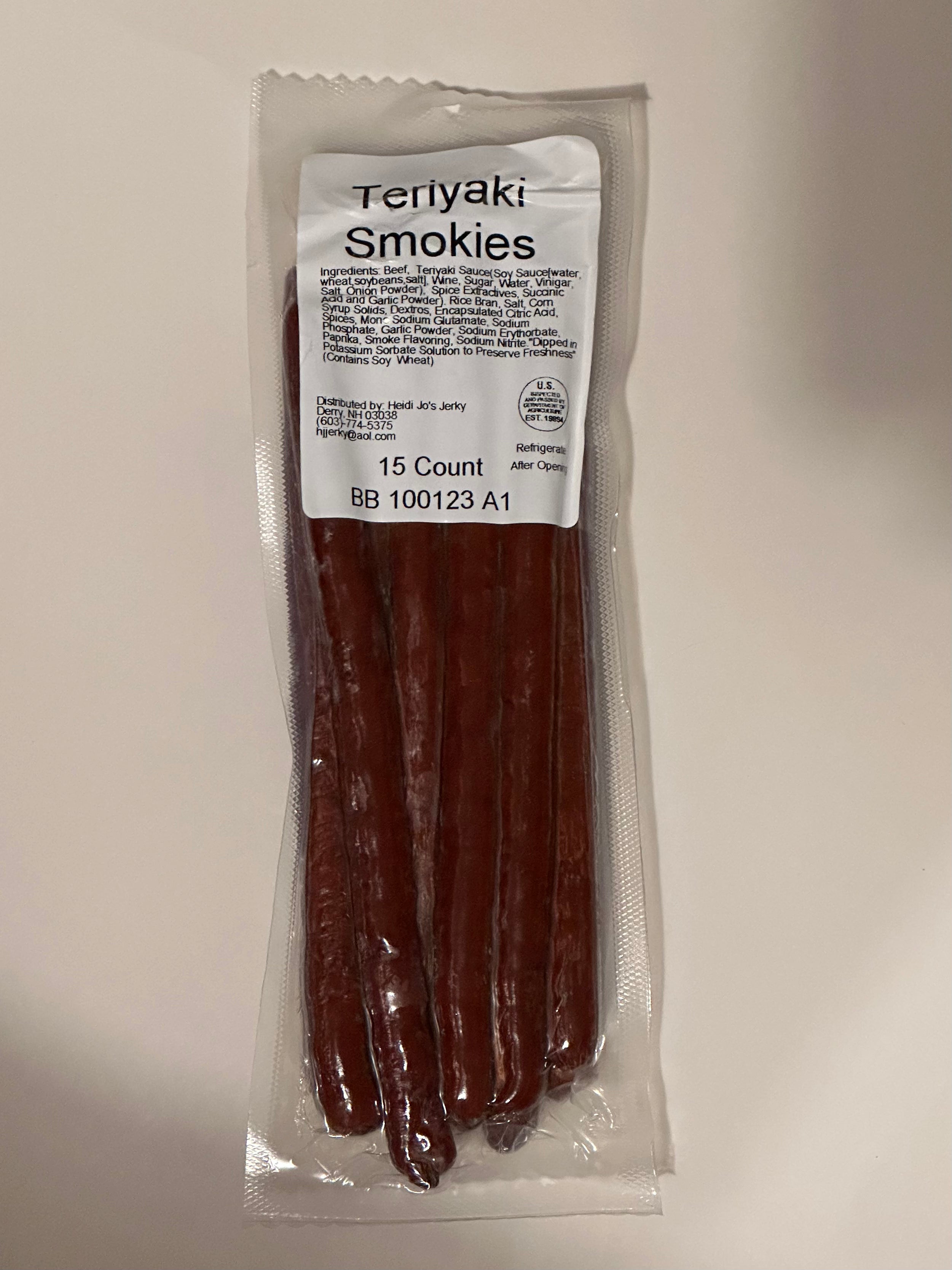 Teriyaki Beef Sticks Heidi Jos Jerky