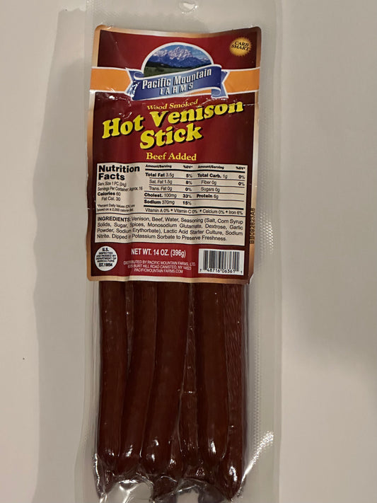 Hot Venison Sticks