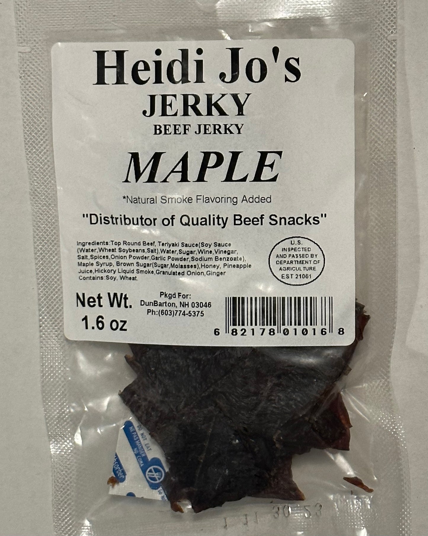 Maple Beef Jerky