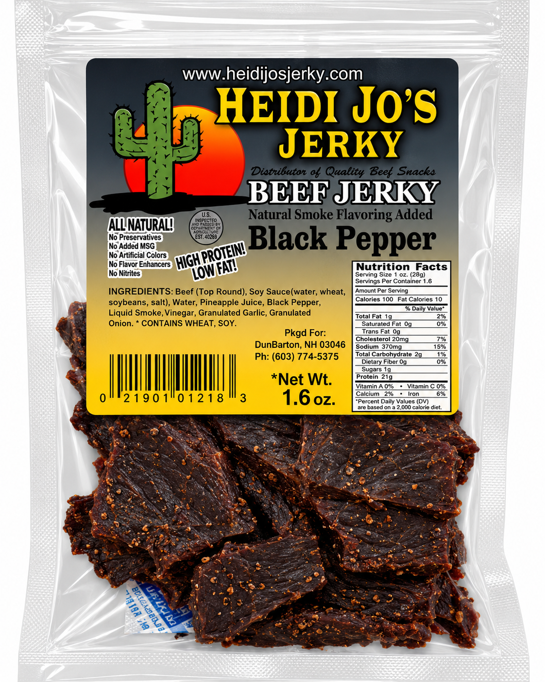 Black Pepper Beef Jerky