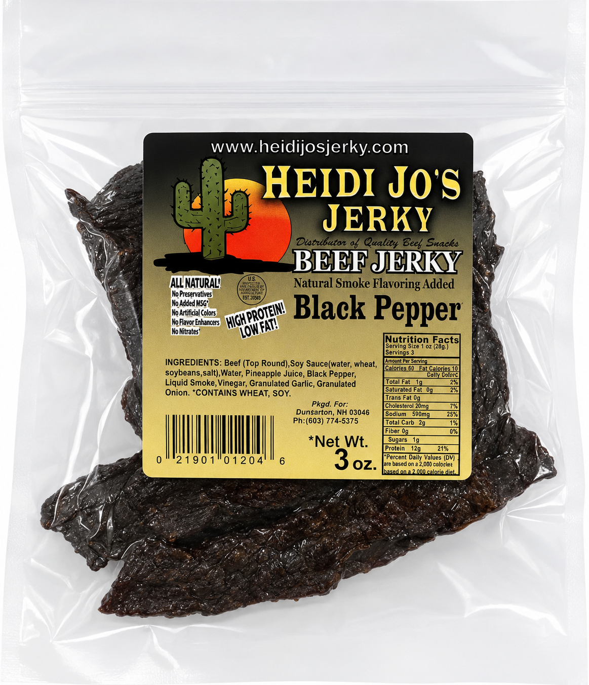 Black Pepper Beef Jerky