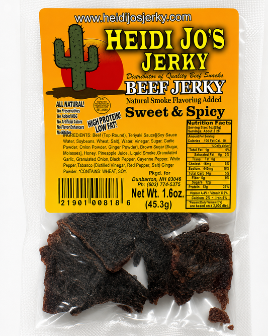 Sweet Spicy Beef Jerky