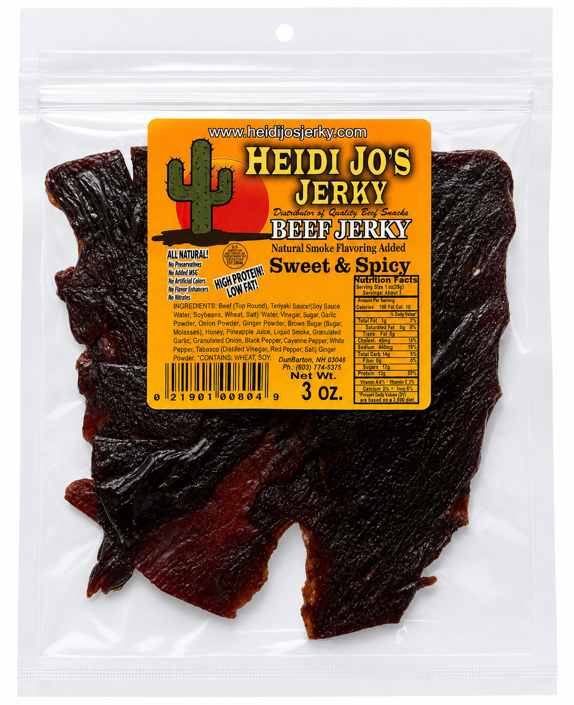 Sweet Spicy Beef Jerky