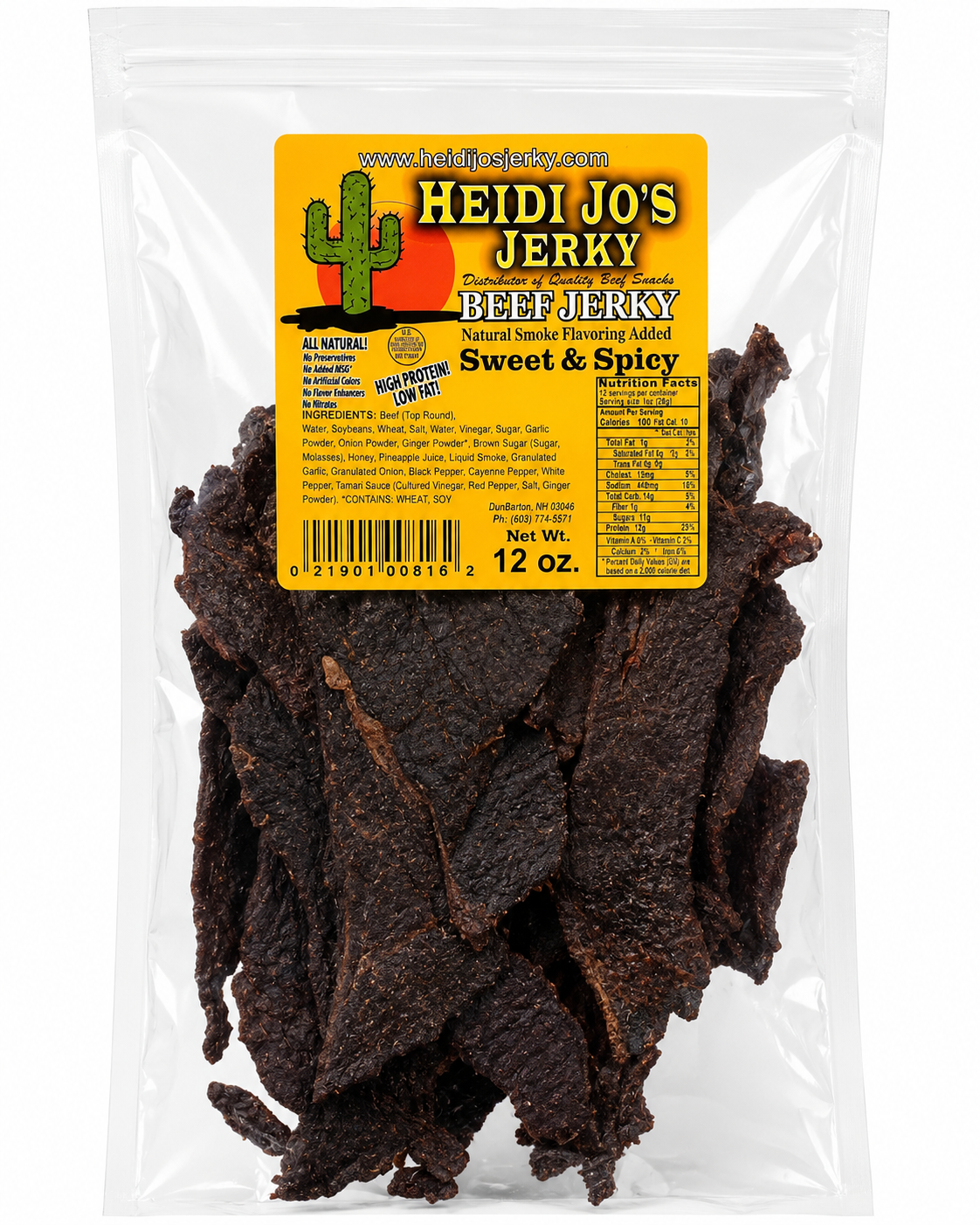 Sweet Spicy Beef Jerky