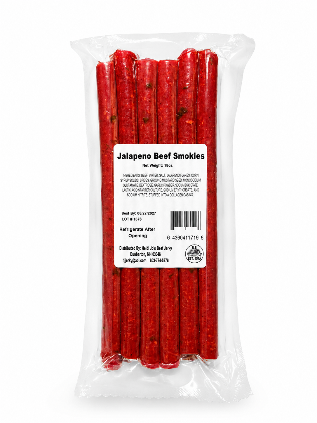 Jalapeño Beef Sticks￼