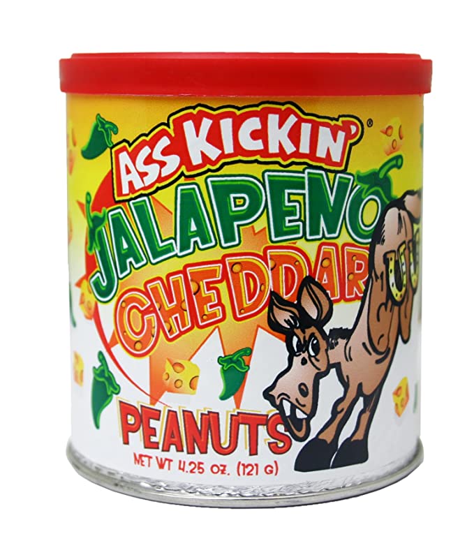 Ass Kickin Jalapeno Cheddar Peanuts
