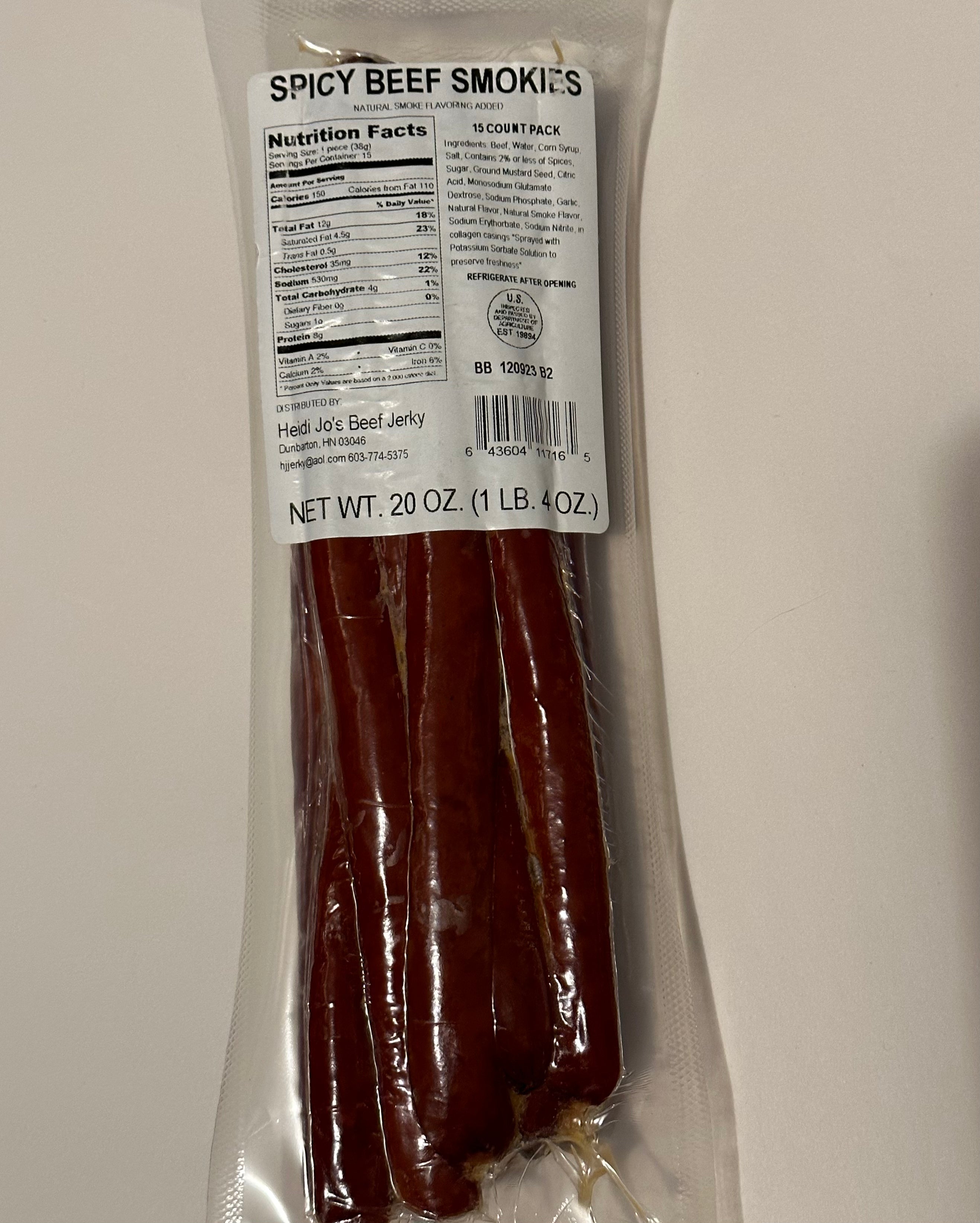 Spicy Beef Sticks – Heidi Jo’s Jerky Spicy Beef Sticks – Heidi Jo’s Jerky
