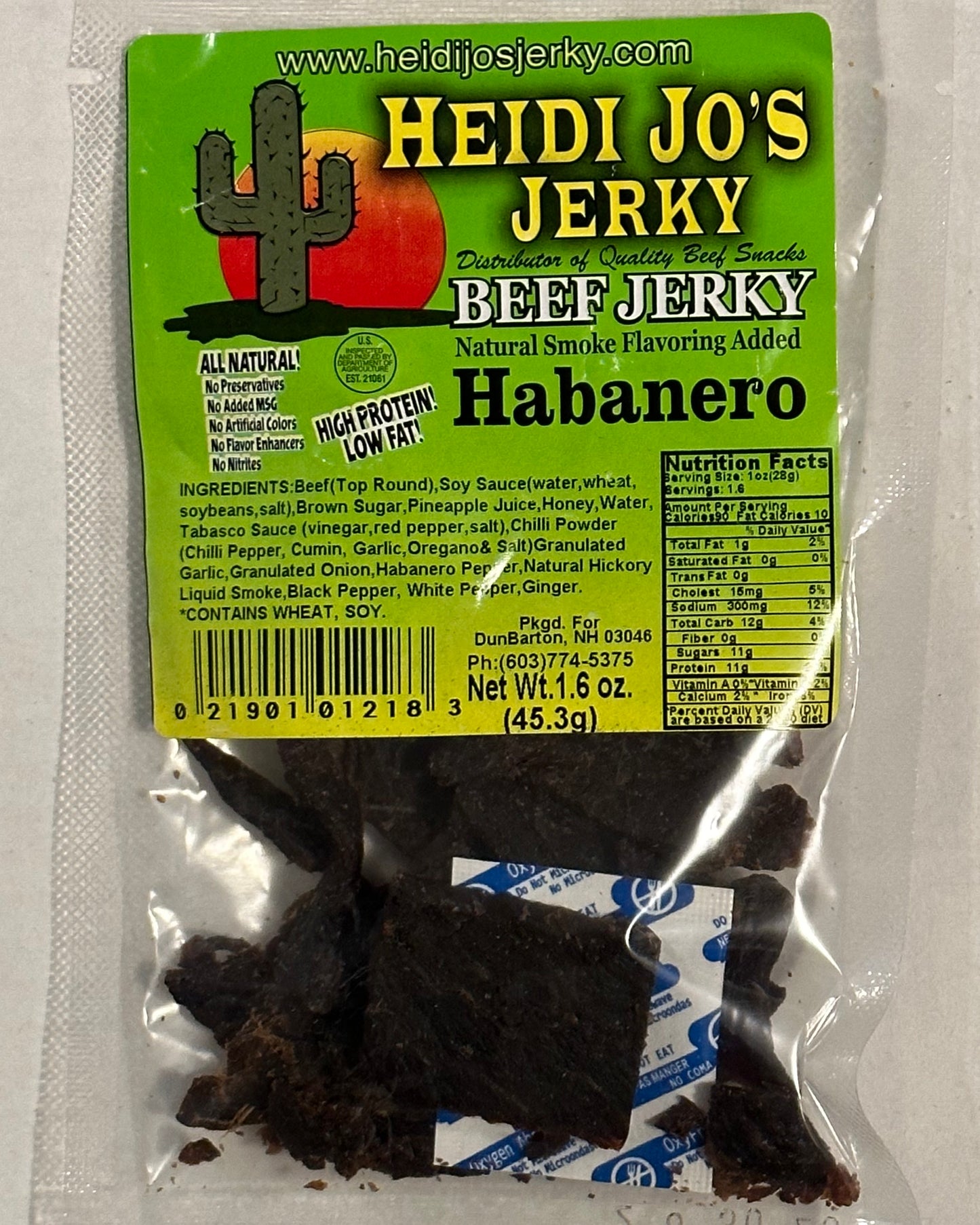 Habanero Beef Jerky
